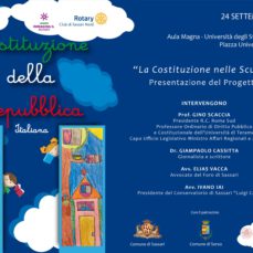 24 settembre 2022 – Sassari, presentazione progetto “la costituzione nelle scuole”.