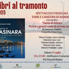 Libri al tramonto: gente di Asinara a badesi
